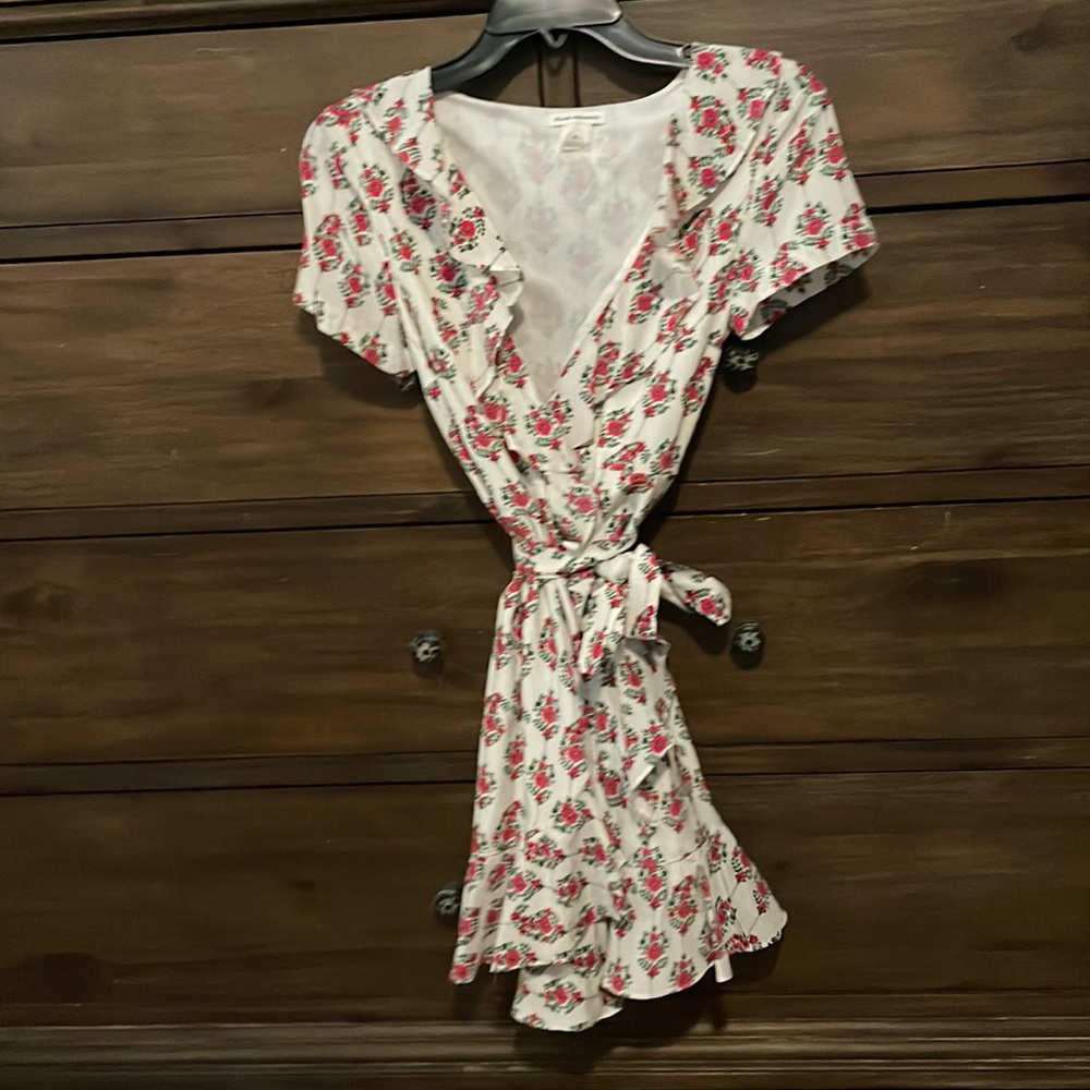 Club Monaco Floral Wrap Dress